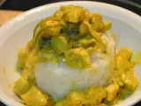 Rezept Schnelles hähnchen-curry mit basmatireis