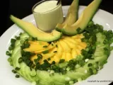 Rezept Avocadosalat mit limettensauce für herrn gb und sus