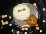 Rezept Halloween pumpkin mummy cupcakes | kürbis-cupcakes
