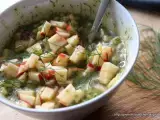 Rezept Bratkartoffelsalat, im trio mit nürnberger und apfelsenf…