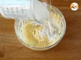 Crêpes gefüllt mit Béchamel, Käse und Schinken - Zubereitung Schritt 2