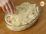 Nudelgratin mit Käse und Schinken - Zubereitung Schritt 3