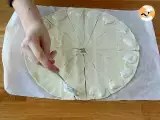 Blätterteig-Croissants mit Béchamel, Schinken und Käse - Zubereitung Schritt 1