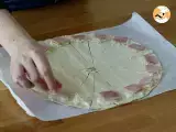 Blätterteig-Croissants mit Béchamel, Schinken und Käse - Zubereitung Schritt 2