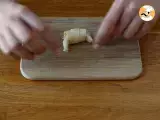 Blätterteig-Croissants mit Béchamel, Schinken und Käse - Zubereitung Schritt 3