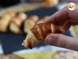 Blätterteig-Croissants mit Béchamel, Schinken und Käse - Zubereitung Schritt 6