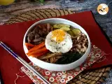 Bibimbap, das traditionelle koreanische Gericht - Zubereitung Schritt 12