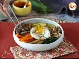 Bibimbap, das traditionelle koreanische Gericht - Zubereitung Schritt 13