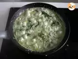 Hühnchen und seine cremige Spinat-Pilz-Sauce - Zubereitung Schritt 2