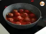 Vegetarische Seitanbällchen in Tomatensauce - Zubereitung Schritt 5