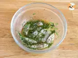 Mariniertes Hähnchensandwich mit Krautsalat, Tomaten und Basilikum - Zubereitung Schritt 1