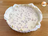 Leichte Quiche mit Schinken, Käse und Joghurt! - Zubereitung Schritt 3