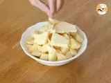 Apfel-Karamell-Pudding mit Croissants - Zubereitung Schritt 2