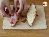 Croissants mit Schinken und Käse - Zubereitung Schritt 2
