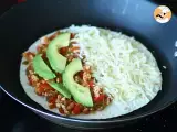 Quesadillas mit Huhn und Avocado - Zubereitung Schritt 5