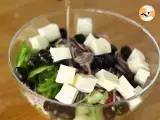 Griechischer Salat oder Horiatiki - Zubereitung Schritt 3
