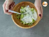 Gurke mit Joghurtsoße - Zubereitung Schritt 3