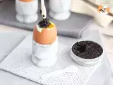 Gekochte Eier mit Kaviar - Zubereitung Schritt 2