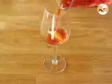 Spritz, der berühmte italienische Cocktail mit Aperol - Zubereitung Schritt 1