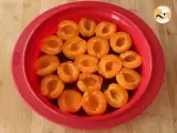 Schneller und einfacher Aprikosenkuchen - Zubereitung Schritt 2