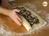 Chinesische Brioche, gefüllt mit Gebäckcreme und Schokoladenstückchen - Zubereitung Schritt 8