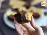 Schokoladen-Vanille-Kuchen mit doppeltem Geschmack und Schokoladenherz - Zubereitung Schritt 8