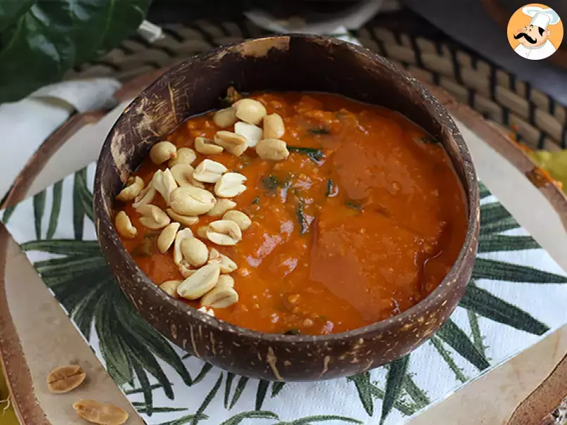 Afrikanische Suppe: Tomate, Erdnuss und Mangold – Afrikanische Erdnusssuppe - foto 2