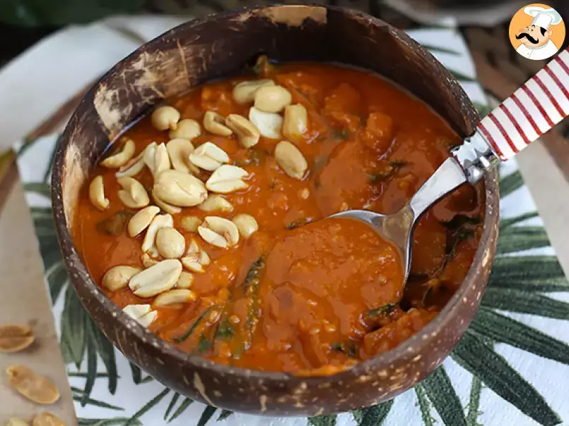 Afrikanische Suppe: Tomate, Erdnuss und Mangold – Afrikanische Erdnusssuppe - foto 4