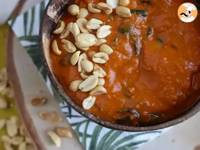 Afrikanische Suppe: Tomate, Erdnuss und Mangold – Afrikanische Erdnusssuppe - foto 3