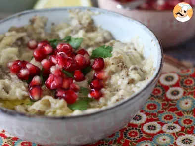 Baba ganoush, der köstliche libanesische Aufstrich mit Auberginen
