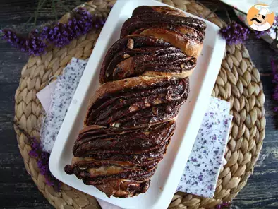Brioche Babka mit Schokolade und Haselnüssen - foto 3