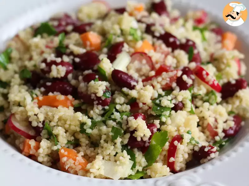 Couscous-Salat für eine einfache, gesunde und farbenfrohe Vorspeise! - foto 2