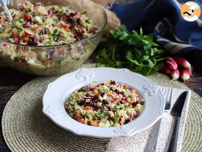 Couscous-Salat für eine einfache, gesunde und farbenfrohe Vorspeise! - foto 5