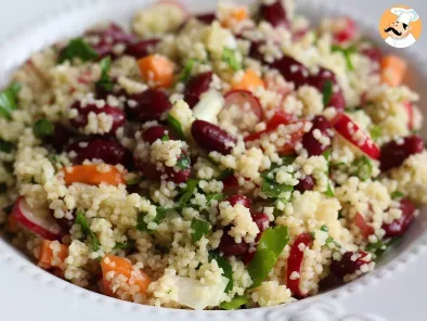 Couscous-Salat für eine einfache, gesunde und farbenfrohe Vorspeise! - foto 2