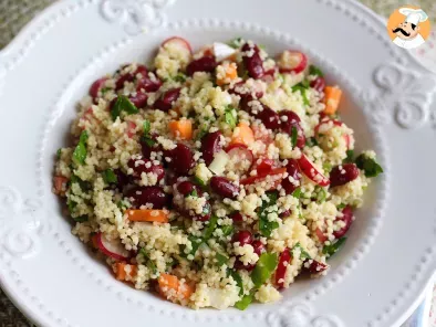 Couscous-Salat für eine einfache, gesunde und farbenfrohe Vorspeise! - foto 4