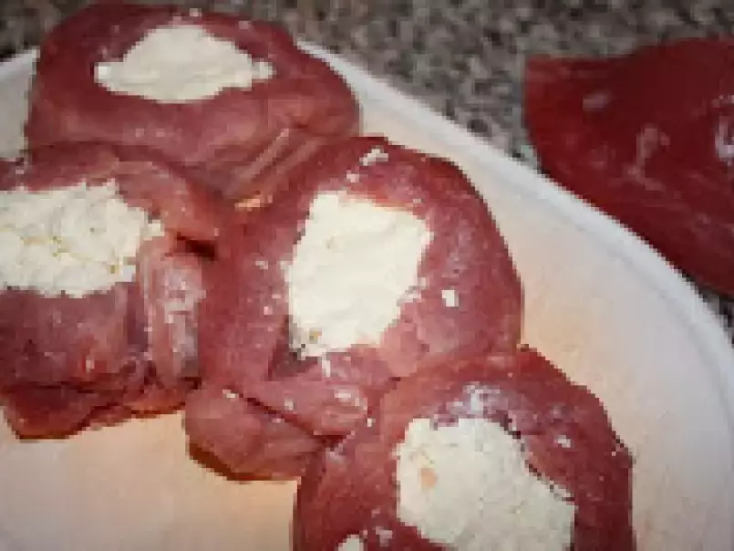 Gefüllte Schweinemedaillons mit Tomatenreis