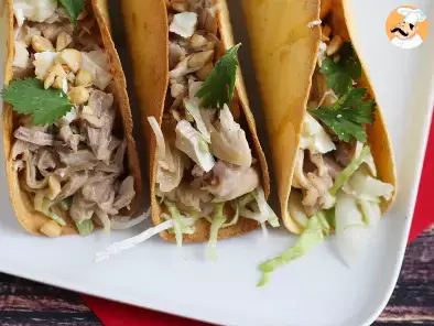 Knusprige Tacos mit Hühnchen in Satésauce - foto 2