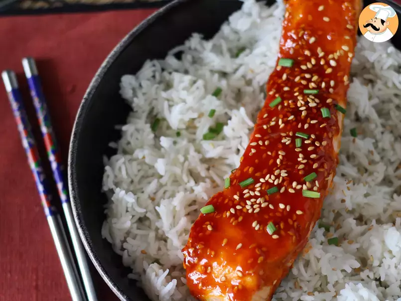 Lachs nach koreanischer Art mit Gochujang-Sauce, fertig in 8 Minuten - foto 5