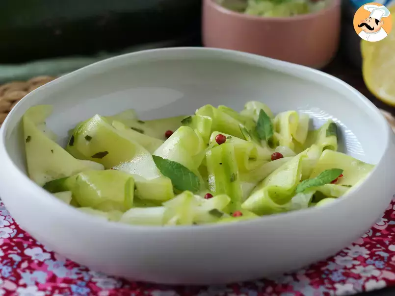 Marinierte Zucchini, das perfekte Gemüse-Carpaccio für den Sommer! - foto 3