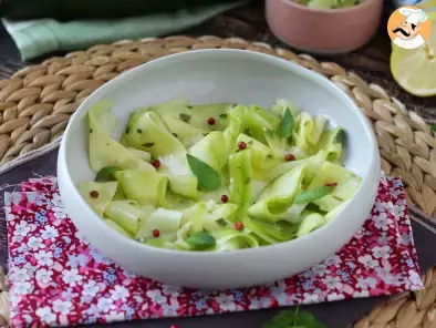 Marinierte Zucchini, das perfekte Gemüse-Carpaccio für den Sommer! - foto 4