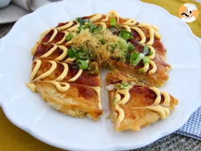 Okonomiyaki - japanisches Omelett - foto 4
