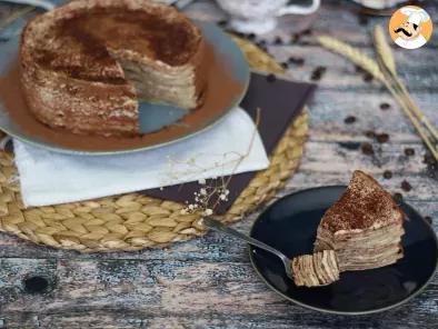 Pfannkuchen nach Tiramisu-Art mit Kaffee und Kakao - foto 4