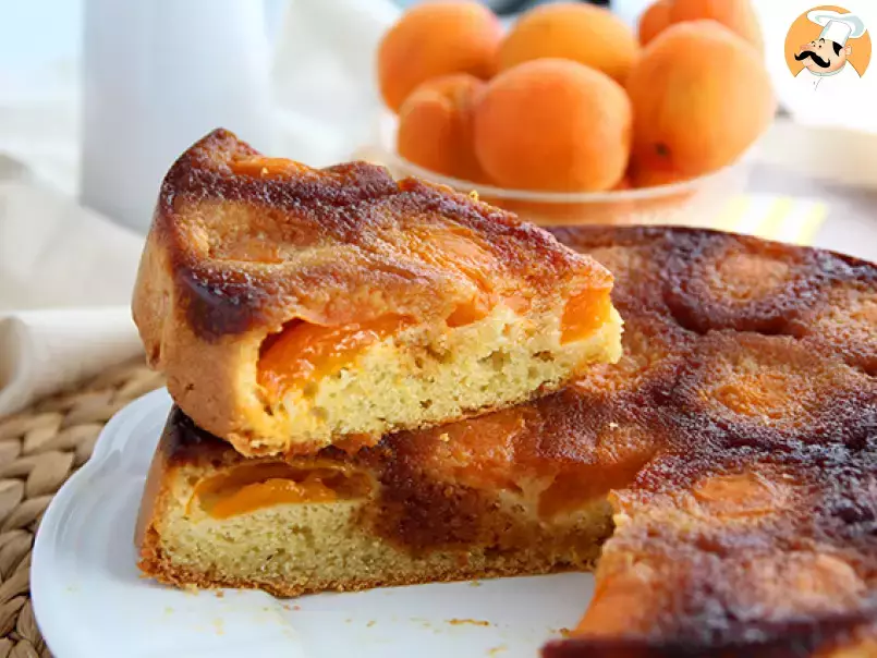Schneller und einfacher Aprikosenkuchen - foto 2
