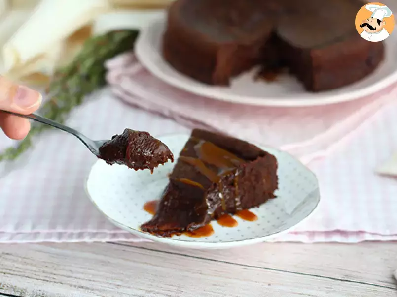 Schokoladenfondant mit gesalzenem Butterkaramell - foto 3