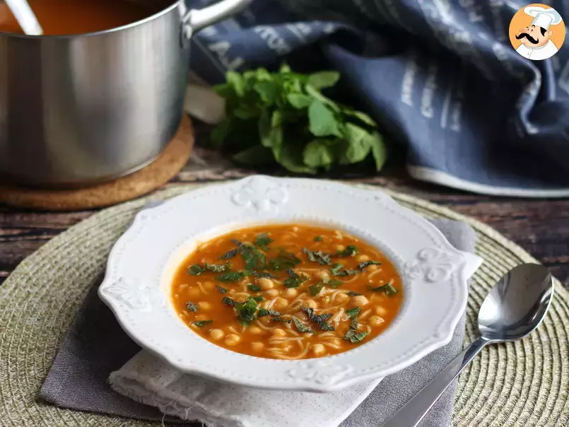 Vegetarische Chorba, die duftende, schmackhafte und ausgezeichnete Suppe! - foto 3