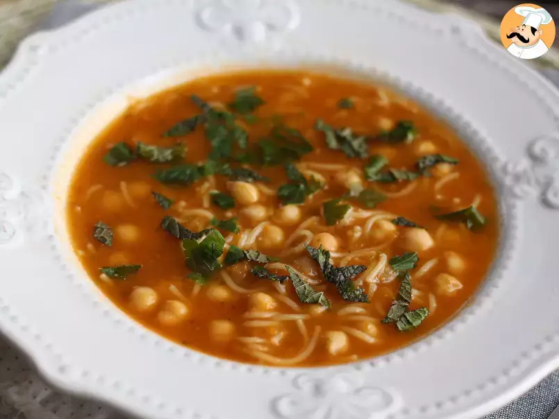Vegetarische Chorba, die duftende, schmackhafte und ausgezeichnete Suppe! - foto 4