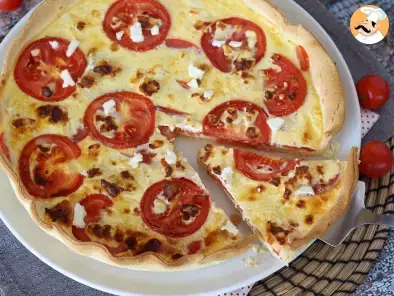 Vegetarische Feta-Tomaten-Quiche, perfekt für ein Picknick! - foto 4