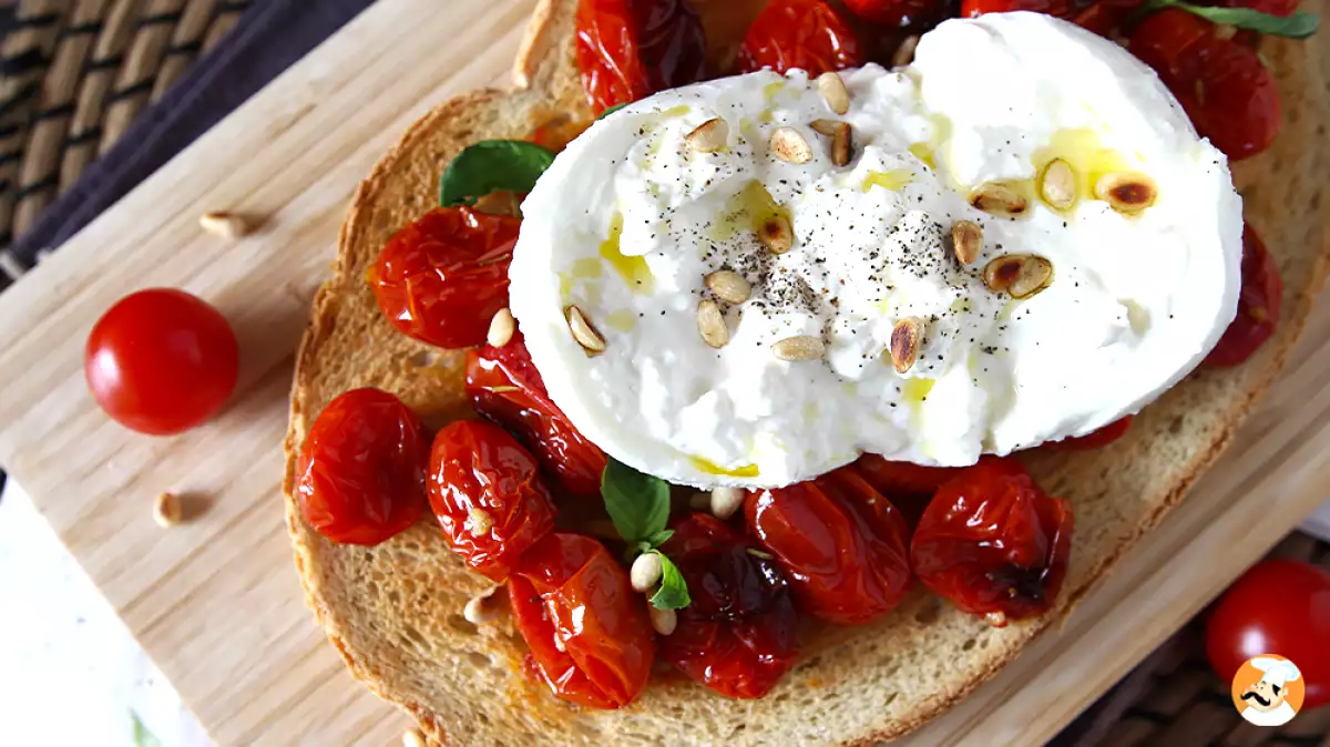 Burrata: 8 Rezeptideen, um diesen ultra-cremigen Käse zu verfeinern