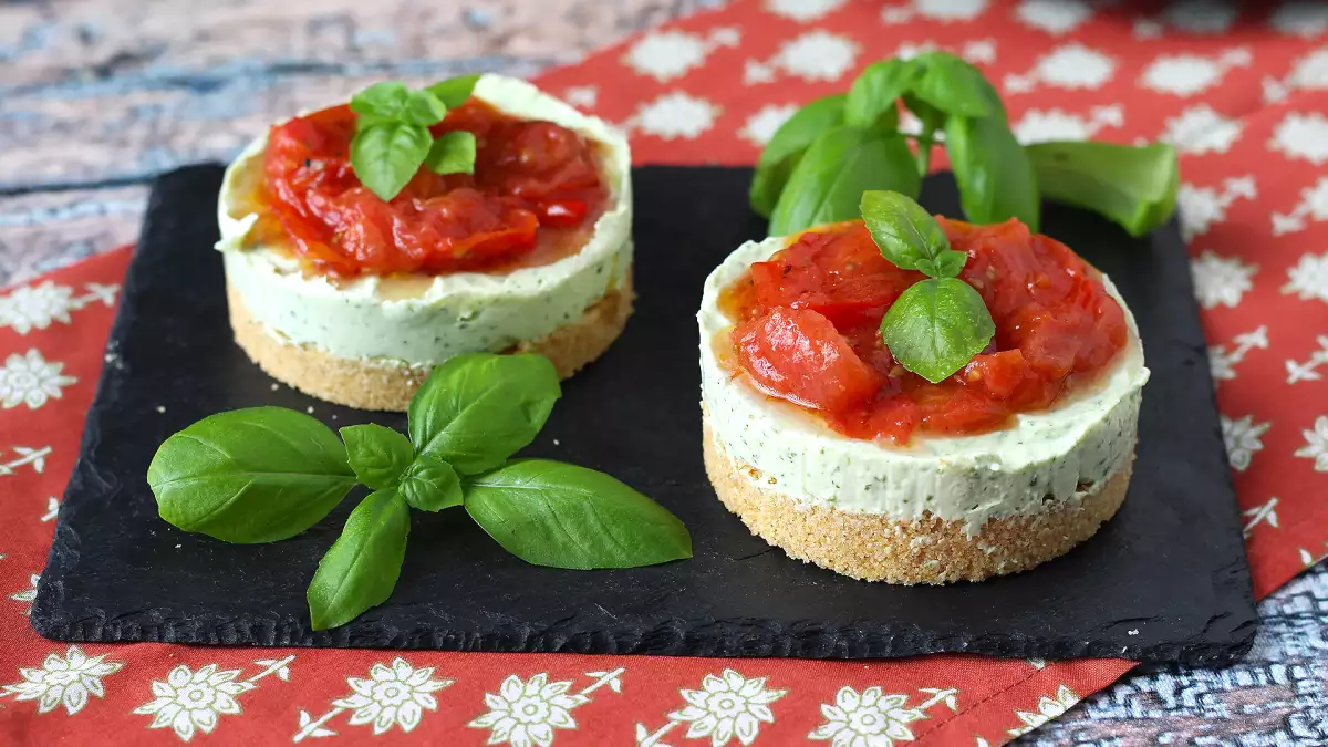 Der salzige Sommerkäsekuchen, bei dem sich alle einig sind