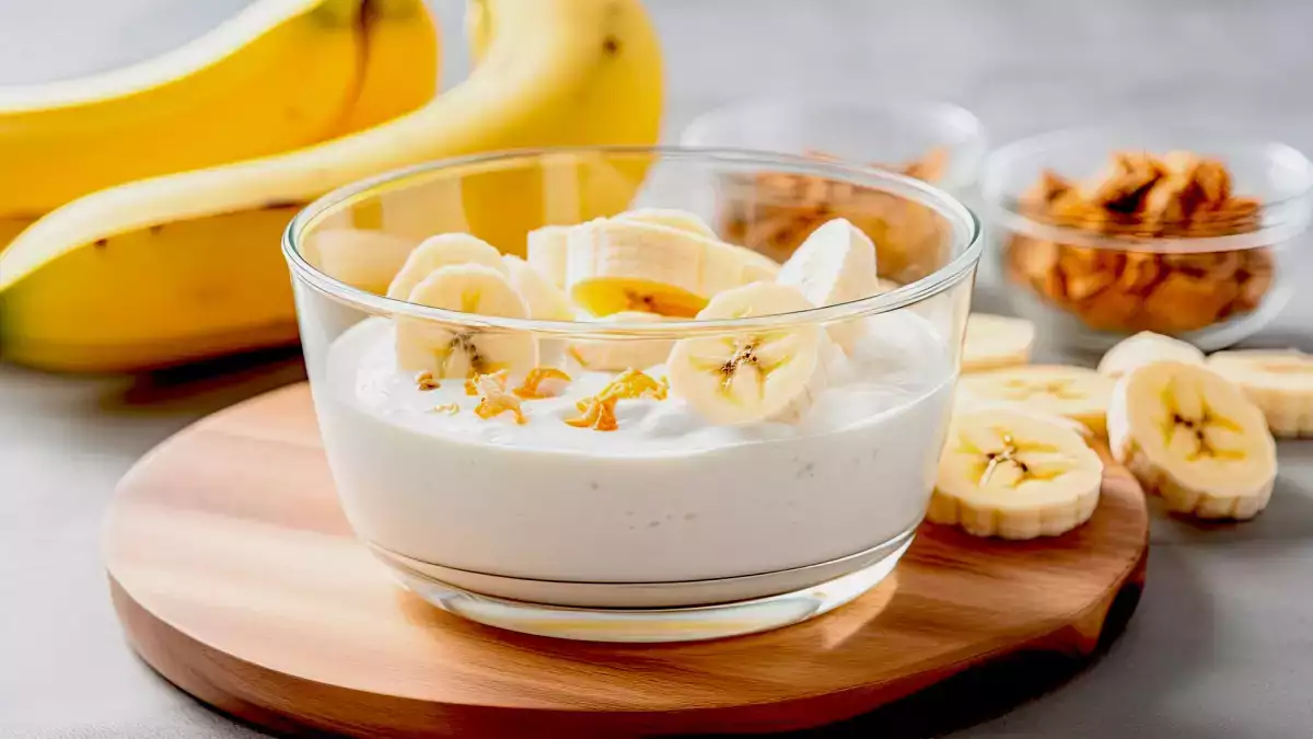 Mit Banane vermischt, entsteht das cremigste Dessert der Welt